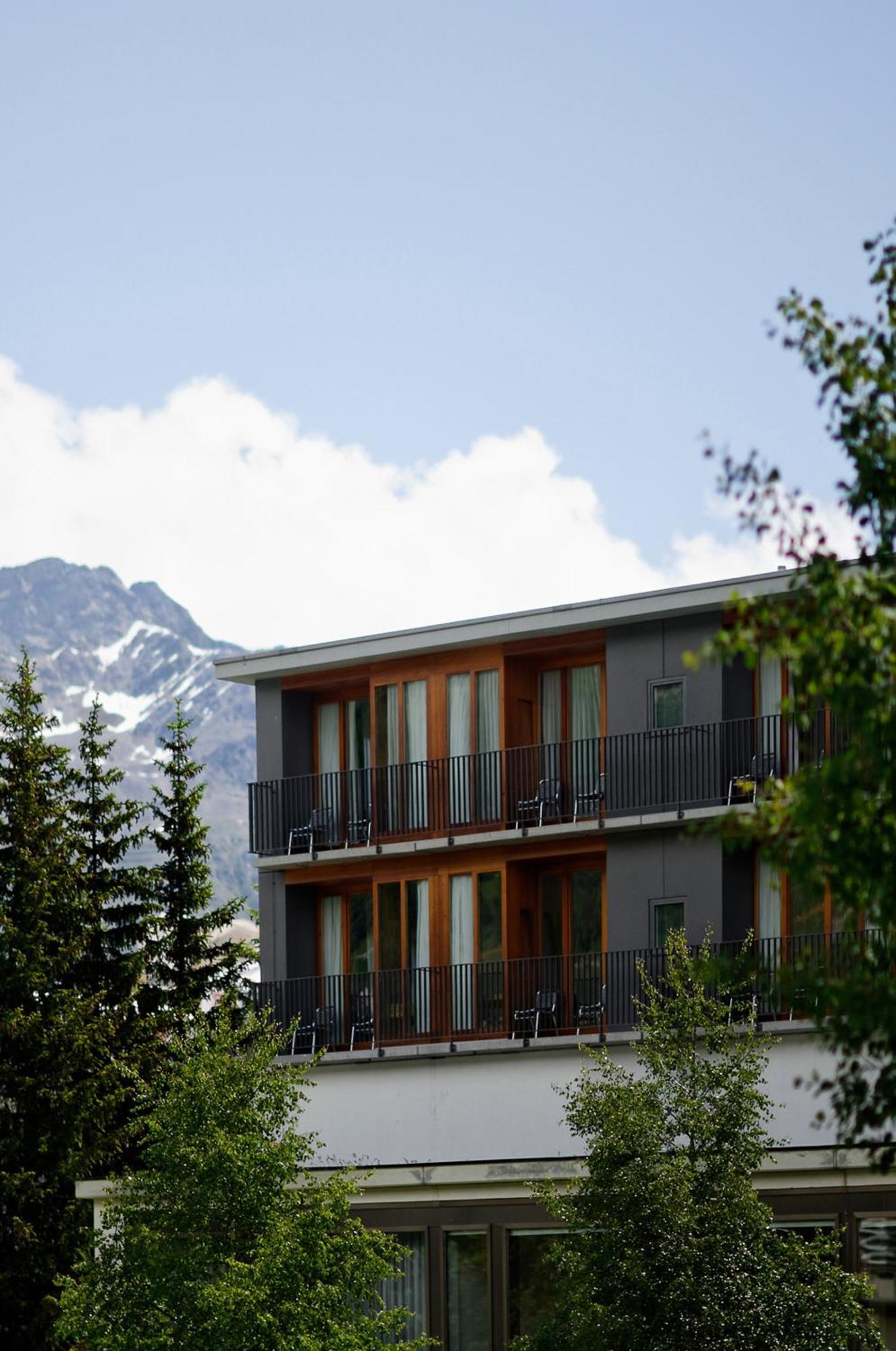 Hotel Laudinella St. Moritz Bagian luar foto